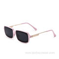 Customized design fashion vintage acrylic women retro shade sunglasses